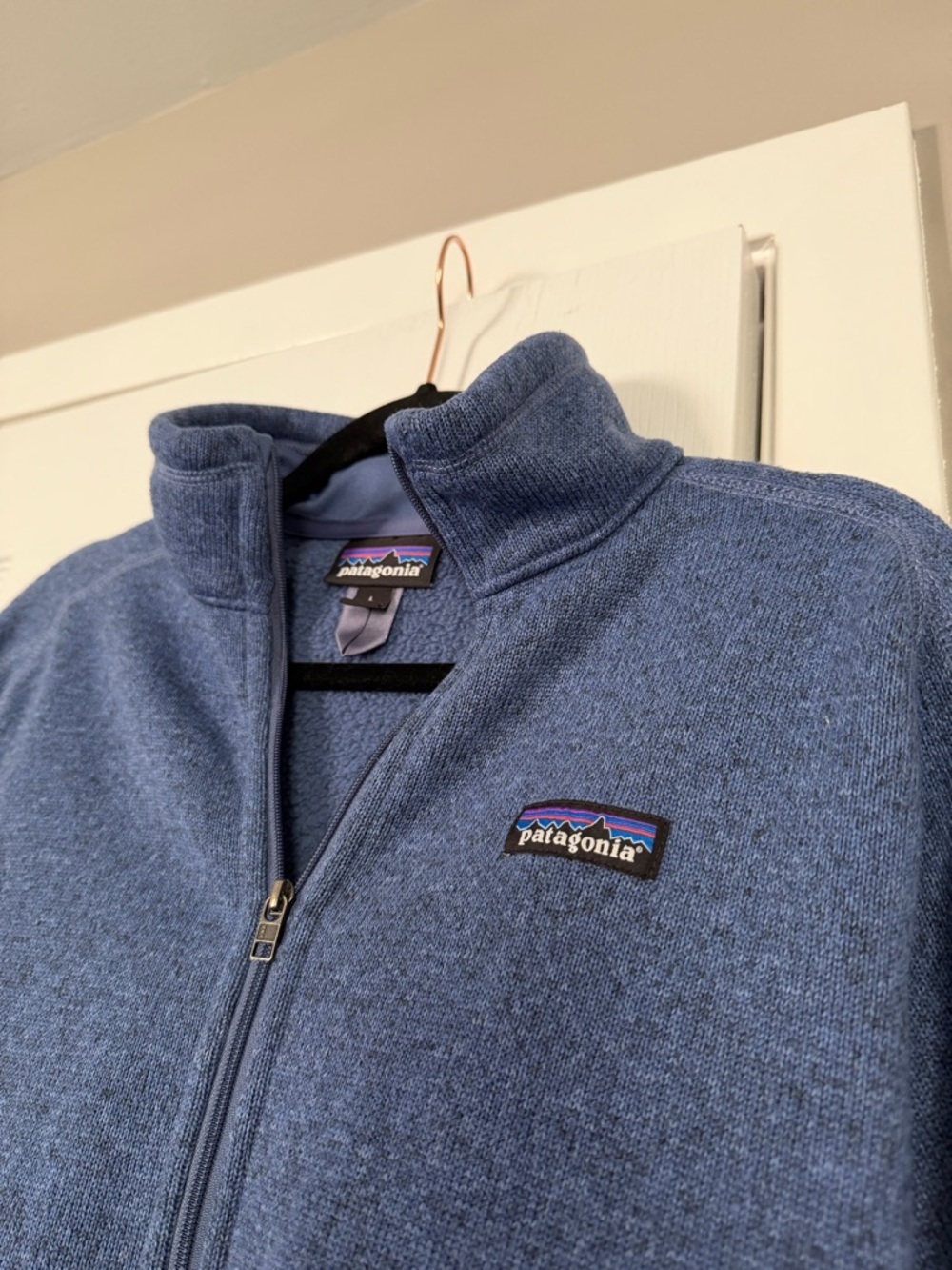 Patagonia Blue Full Zip Fleece Better Sweater - Picture 7 of 8